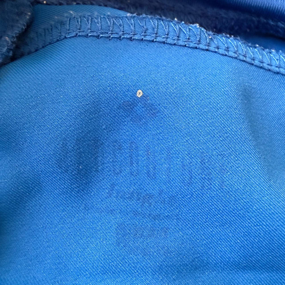 Med Couture Blue Fabric Detail